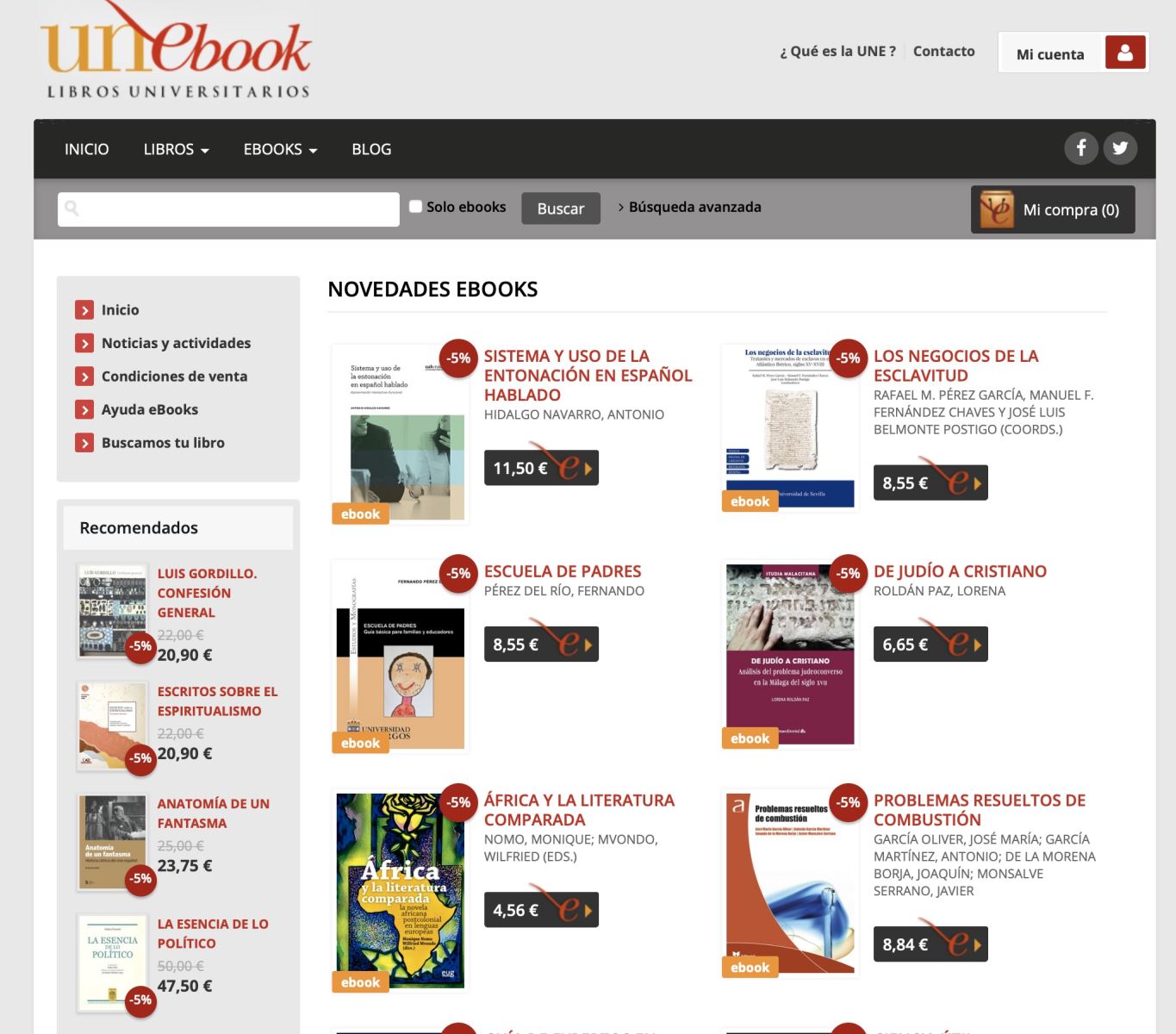 Ebooks de Unebook