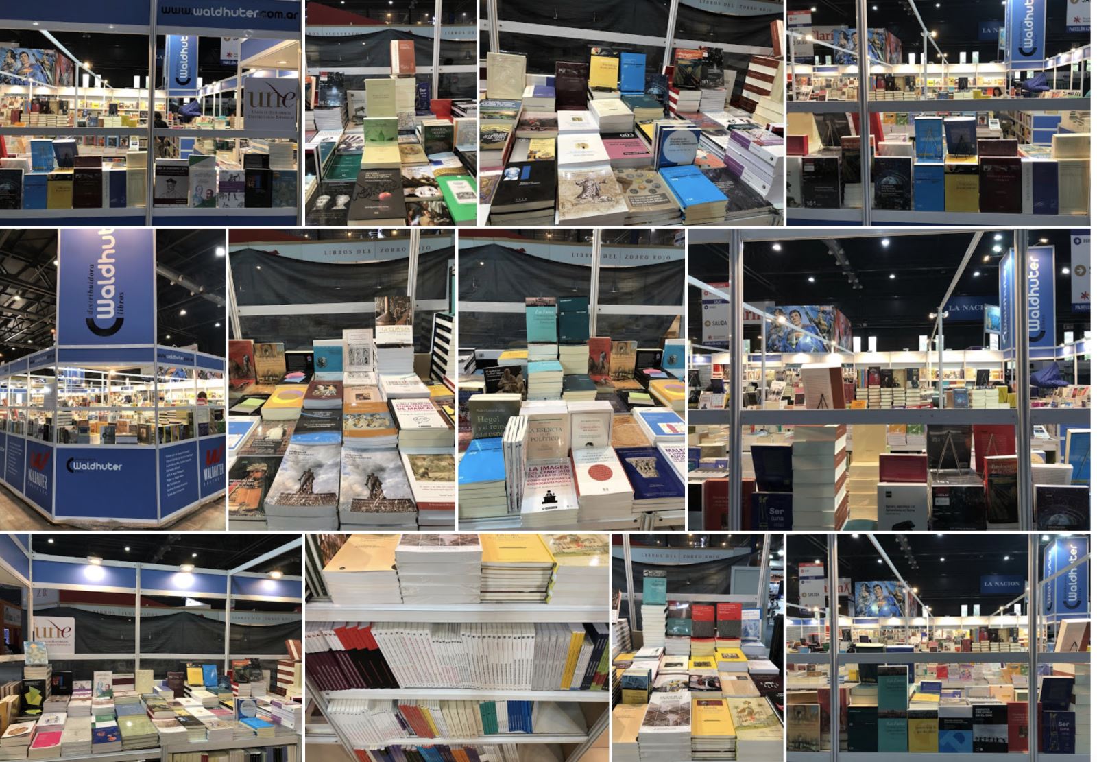 Imágenes del stand de la UNE en la Feria del Libro de Buenos Aires 2019 / Foto Waldhuter