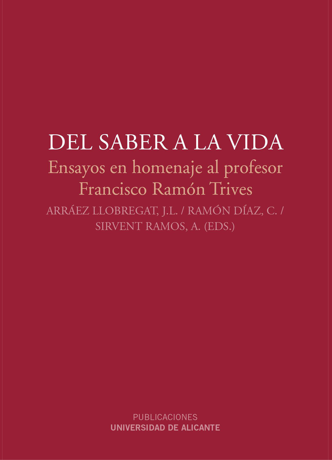 DEL SABER A LA VIDA
