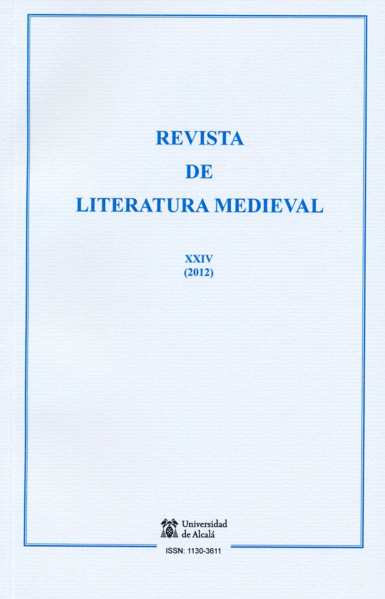 REVISTA DE LITERATURA MEDIEVAL XXIV (2012)