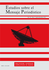 Estudio sobre el Mensaje Periodístico. Vol. 18, Núm.2 (2012)