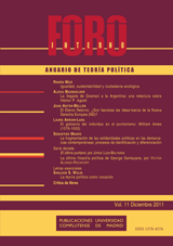 Foro Interno. Anuario de Teoría Política Vol. 11