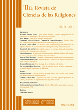 Ilu. Revista de Ciencias de las Religiones Vol. 16