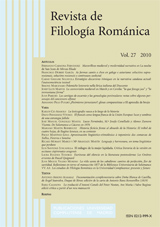 Revista de Filología Románica Vol. 27