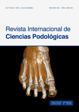 Revista Internacional de Ciencias Podológicas Vol. 7 Núm. 2 (2013) 