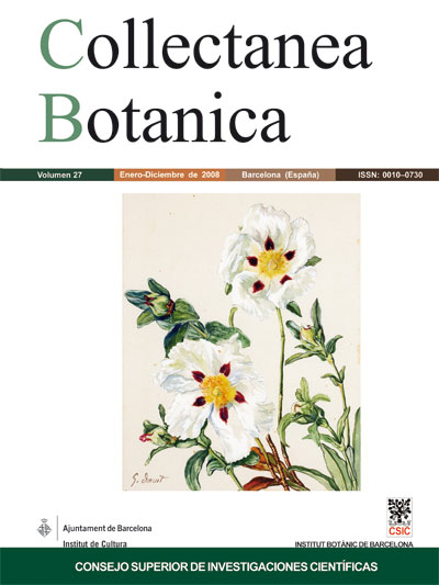 Collectania Botanica