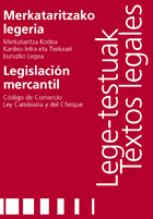 Merkataritzako legeria/Legislación mercantil
