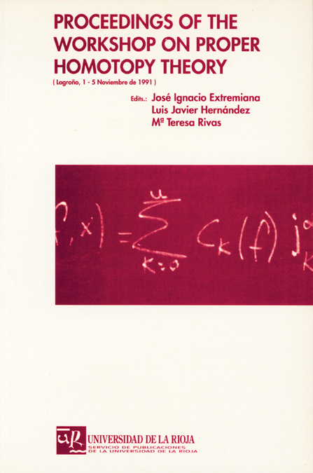 Proceedings of the Workshop on proper Homotopy Theory