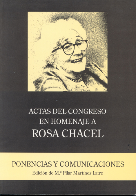 Actas del Congreso en homenaje a Rosa Chacel