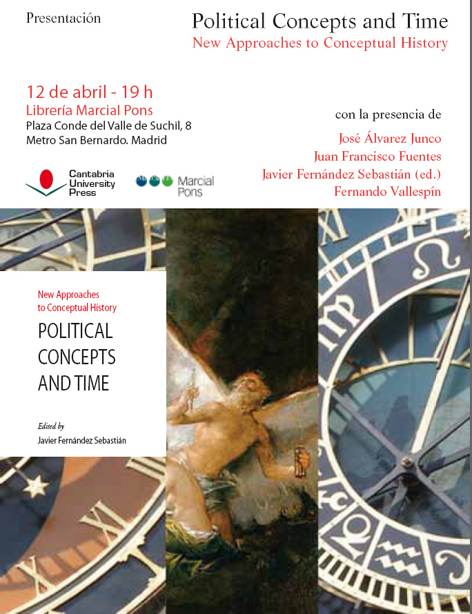 Cantabria University Press presenta el libro "Political Concepts and Time. New Approaches to Conceptual History"