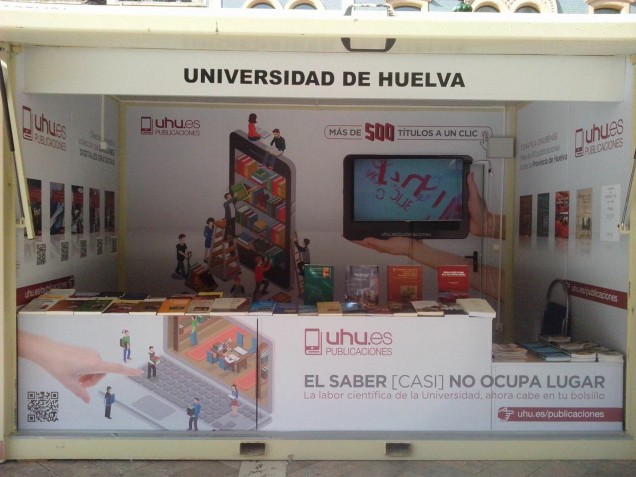 La UHU da a conocer en la Feria del Libro su desarrollo e innovación en la edición digital