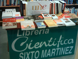 Campaña de promoción de los libros publicados por las editoriales universitarias españolas en la Librería Científica Sixto Martínez