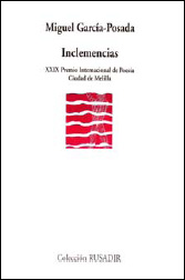 Inclemencias. XXIX Premio Internacional de Poesía Ciudad de Melilla