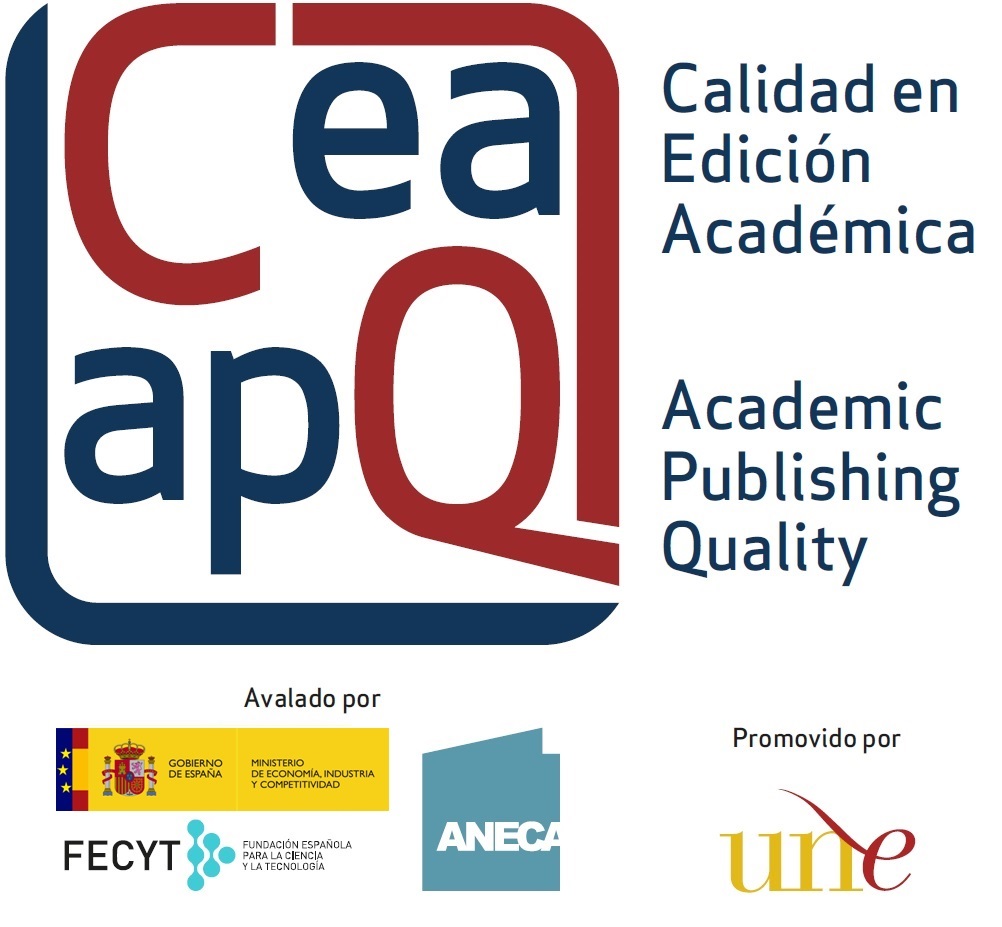 Logo sello de Calidad en Edición Académica-Academic Publishing Quality (CEA-APQ)
