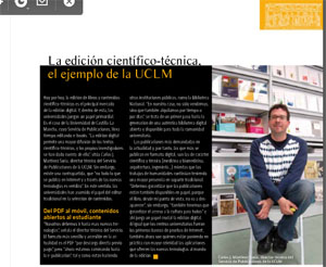 Entrevista al director técnico de Ediciones UCLM en la revista Impulso