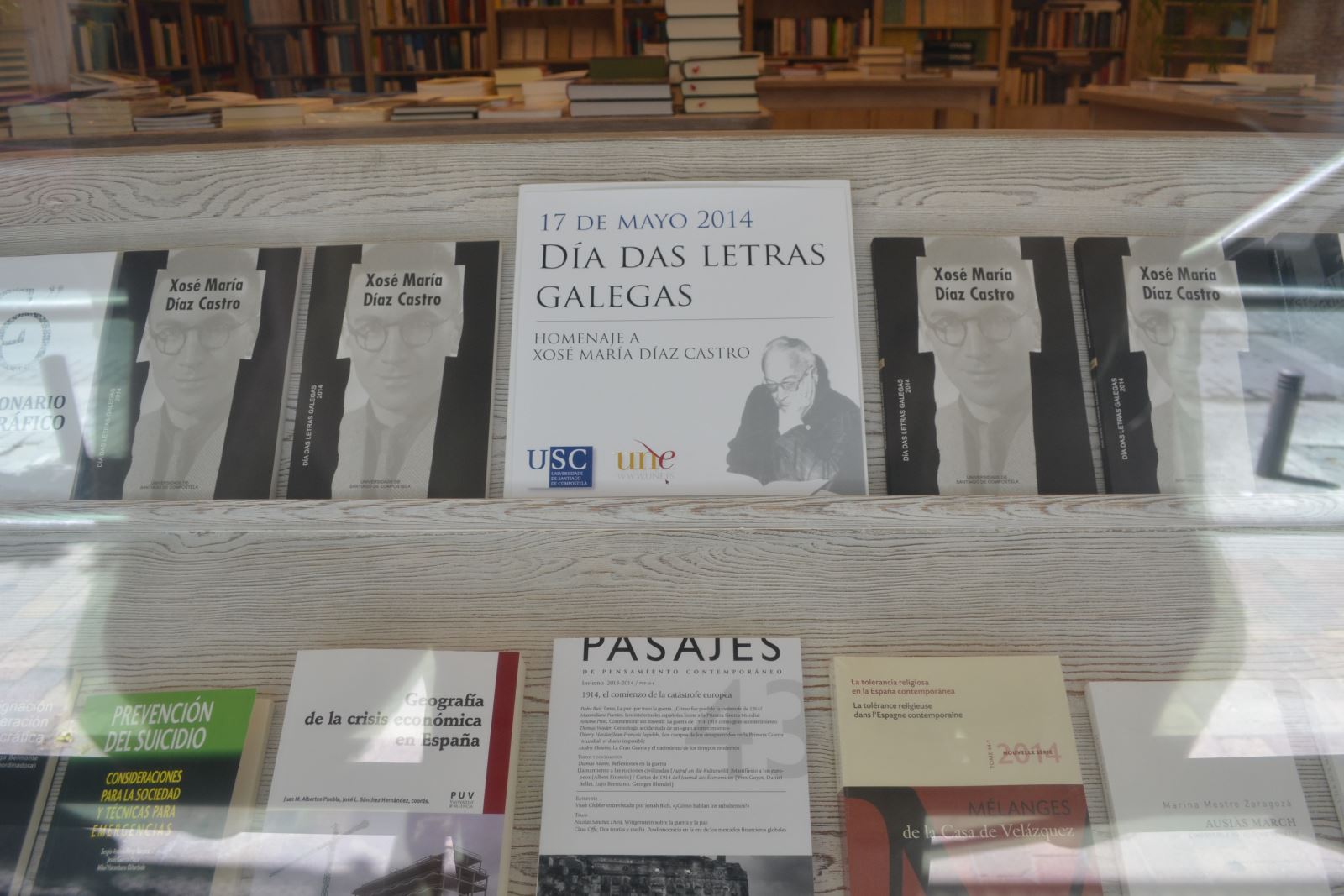 Día das Letras Galegas en el Espacio UNE de la Librería Científica del CSIC