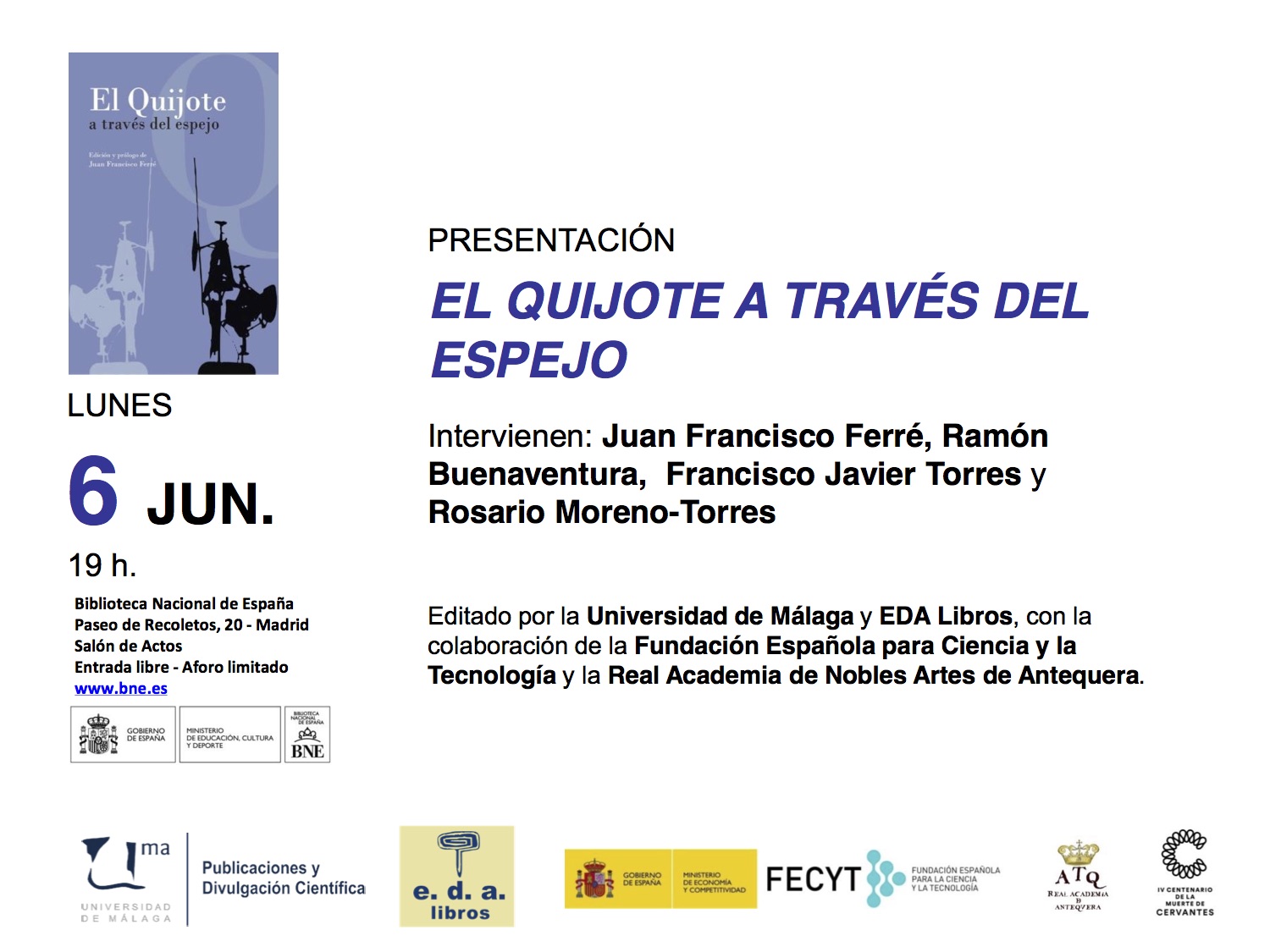 Presentación "El Quijote a través del espejo"