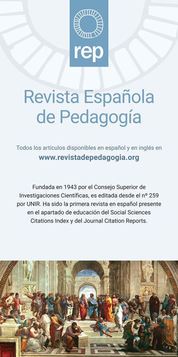 La nueva etapa de Revista Española de Pedagogía: apertura al inglés y estreno de web