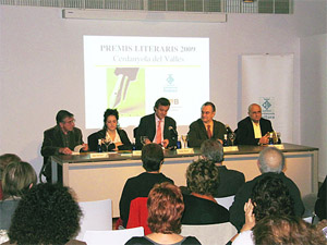 Presentación de los premios literarios 2009 de la UAB