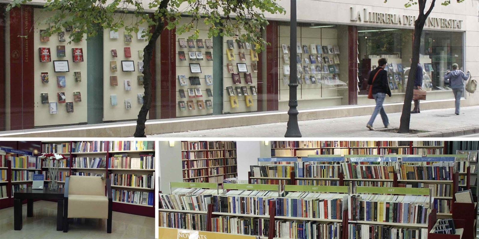 La librería de la Universitat de València