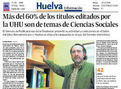 Más del 60% de los títulos editados por la UHU son de temas de Ciencias Sociales