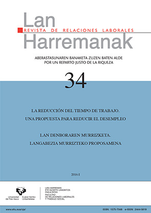 La reducción del tiempo de trabajo. Una propuesta para reducir el desempleo