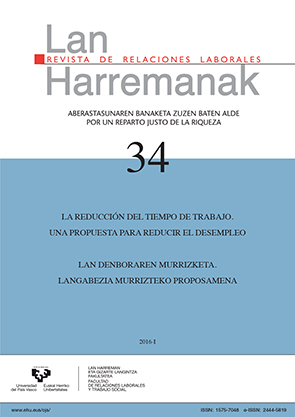 La reducción del tiempo de trabajo. Una propuesta para reducir el desempleo