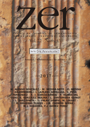 Publicado el número 43 de ZER: Revista de Estudios de Comunicación
