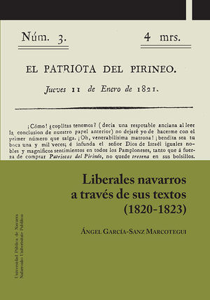 Se presenta el libro "Liberales navarros a través de sus textos (1820-1823)"