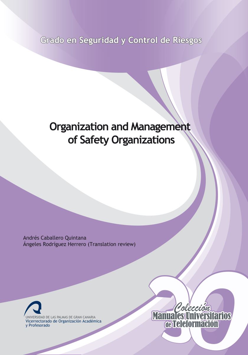 La ULPGC publica el Manual Universitario de Teleformación "Organization and Management of Safety Organizations"