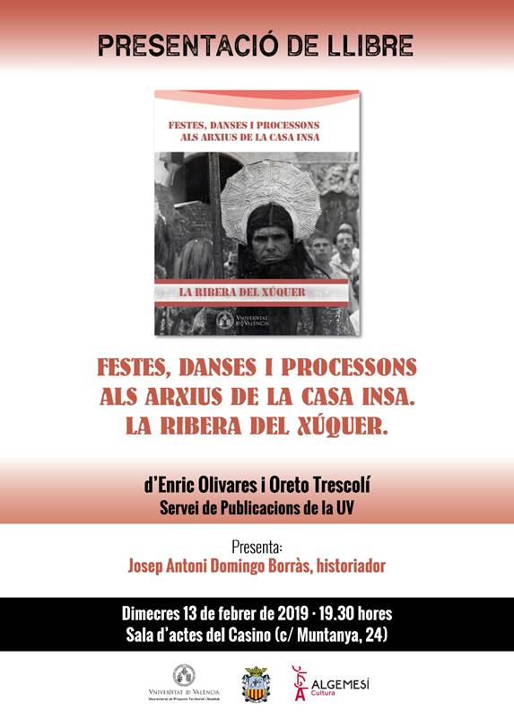Presentació del llibre "Festes, danses i processons" a Algemesí