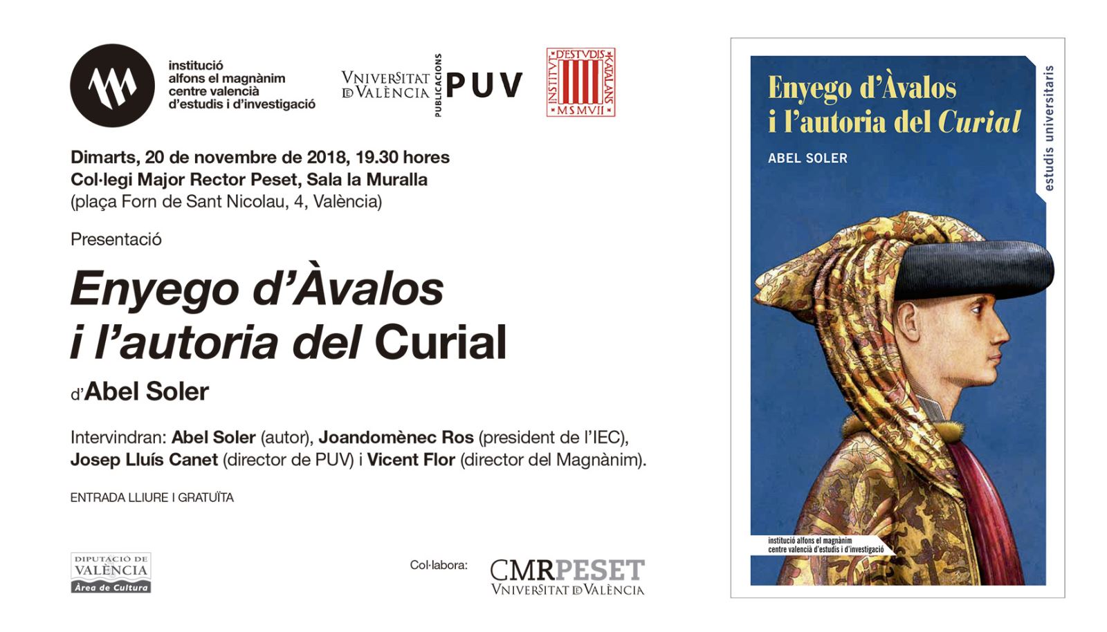 El libro que descubre la autoría de Curial e Güelfa, clásico de la literatura valenciana
