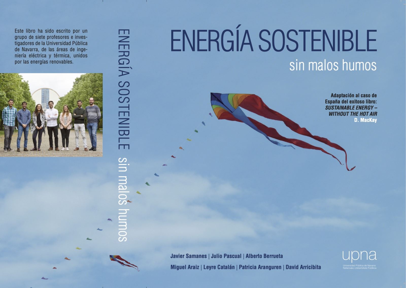 La Universidad Pública de Navarra presenta el libro "Energía sostenible. Sin malos humos"