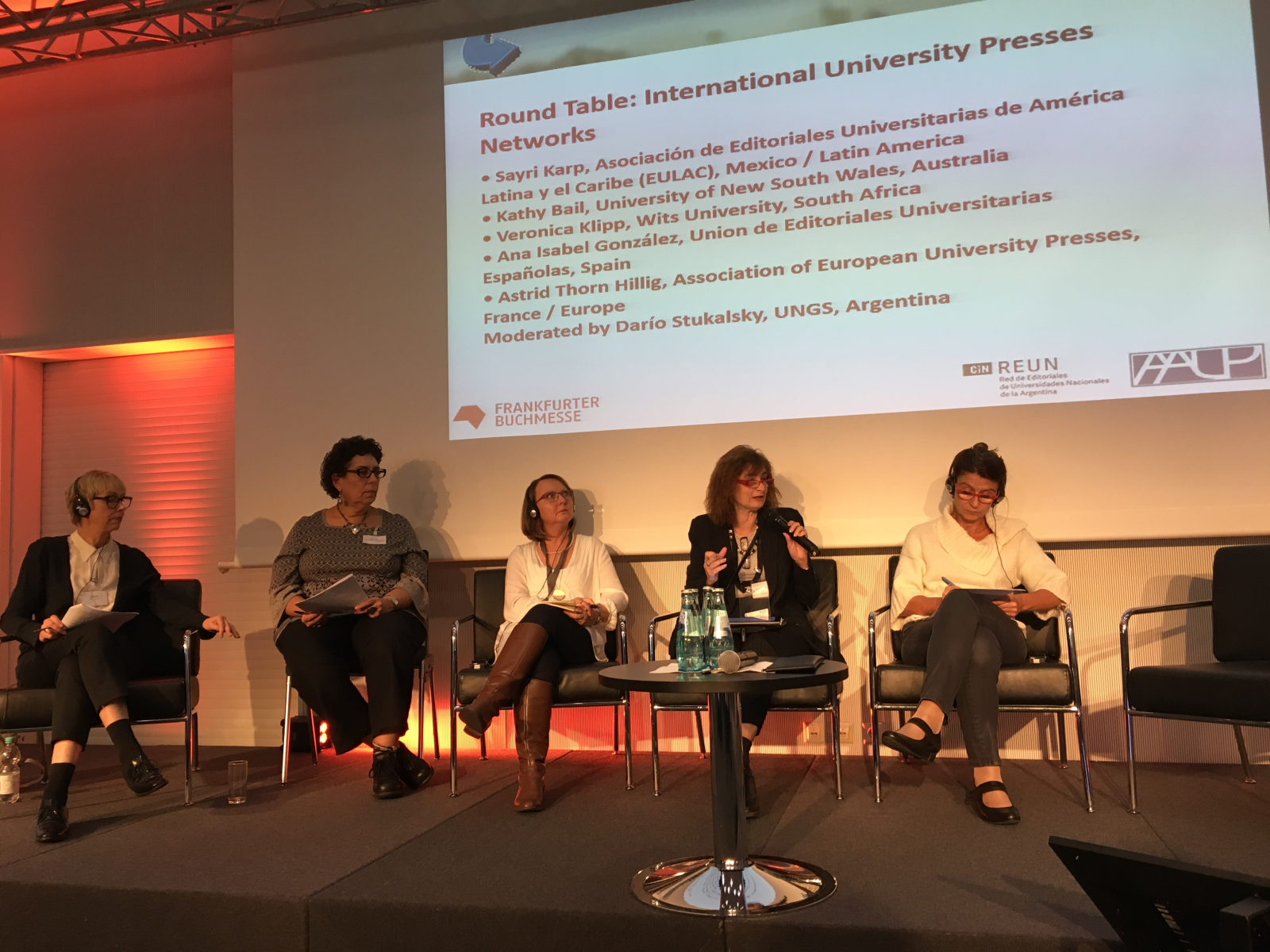 Participación de la presidenta de la UNE, Ana Isabel González, en la Convención Internacional de Prensa Universitaria