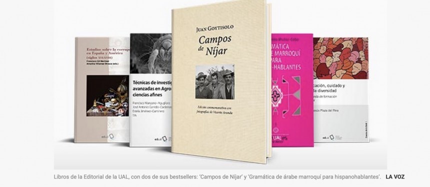 LA VOZ DE ALMERIA-COM. La editorial de la UAL crece en ventas en el año de la pandemia. Universidad de Almería