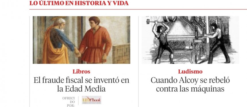 LA VANGUARDIA-COM (HISTORIA Y VIDA). El fraude fiscal se inventó en la Edad Media. Universidad de Cantabria