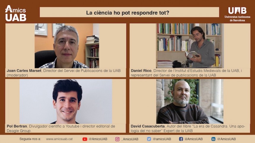 Nuevo debate "¿La ciencia lo puede responder todo?"