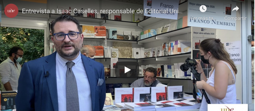 Entrevista a Isaac Caselles, responsable de Editorial Universidad Francisco de Vitoria (Editorial UFV)