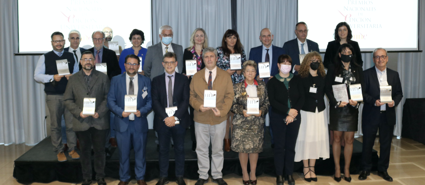 Entregados los XXIV Premios Nacionales de Edición Universitaria