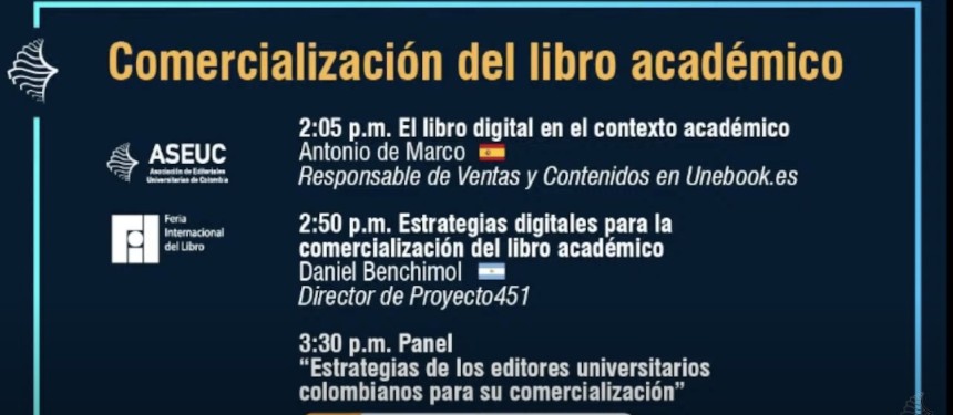 Comercialización del libro académico