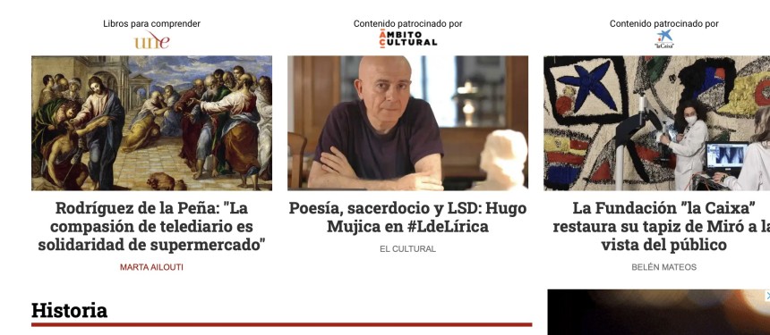 EL CULTURAL (EL ESPAÑOL-COM). Rodríguez de la Peña: "La compasión de telediario es solidaridad de supermercado". CEU Ediciones