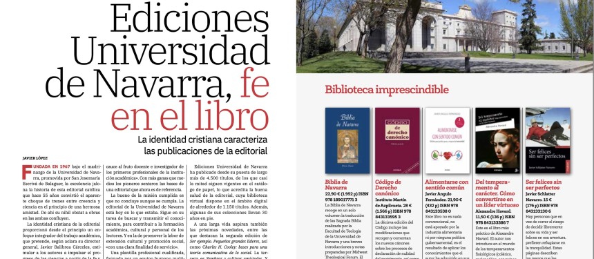 Ediciones Universidad de Navarra, fe en el libro