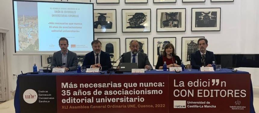 Rector de la UCLM: "Es incuestionable el prestigio que tiene el libro universitario en nuestro país y fuera"