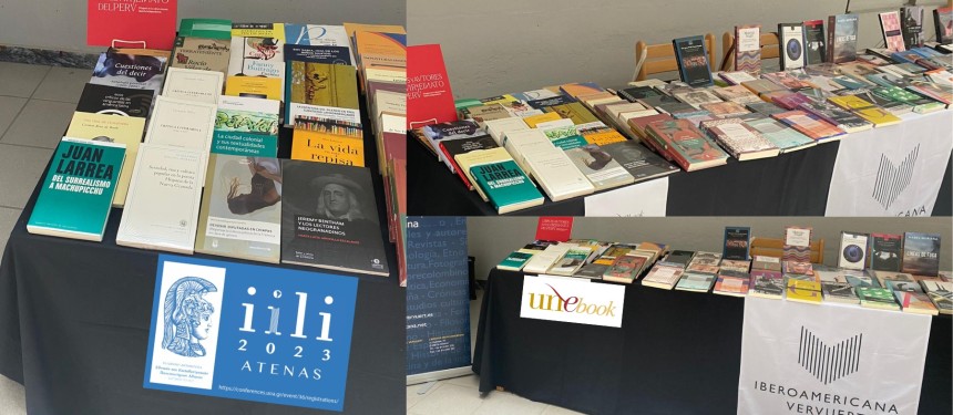 Los libros de las editoriales universitarias iberoamericanas en la exposición del XLIV Congreso Internacional de Literatura Iberoamericana (IILI), Atenas 2023