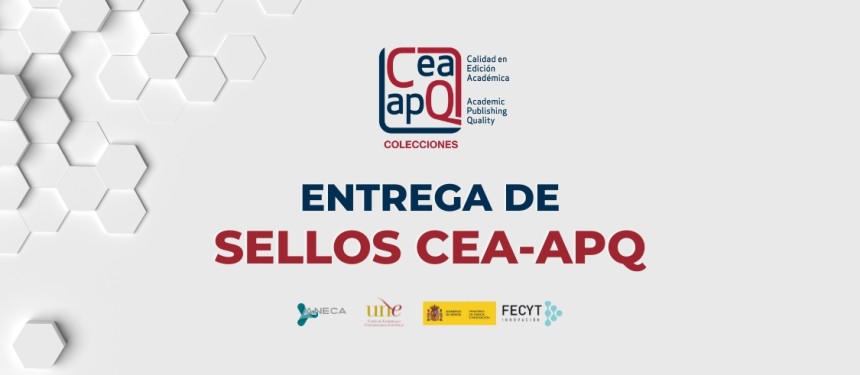 Entrega del Sello de Calidad en Edición Académica CEA-APQ Colecciones 2023