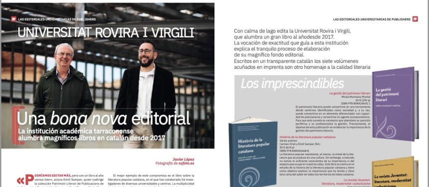 Universitat Rovira i Virgili: Una bona nova editorial