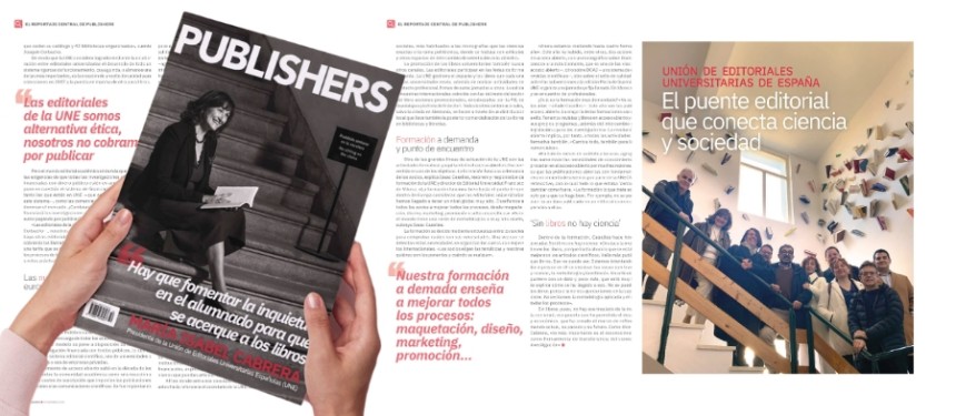 La revista Publishers lleva a portada en su último número a las editoriales de las universidades y centros de investigación españoles