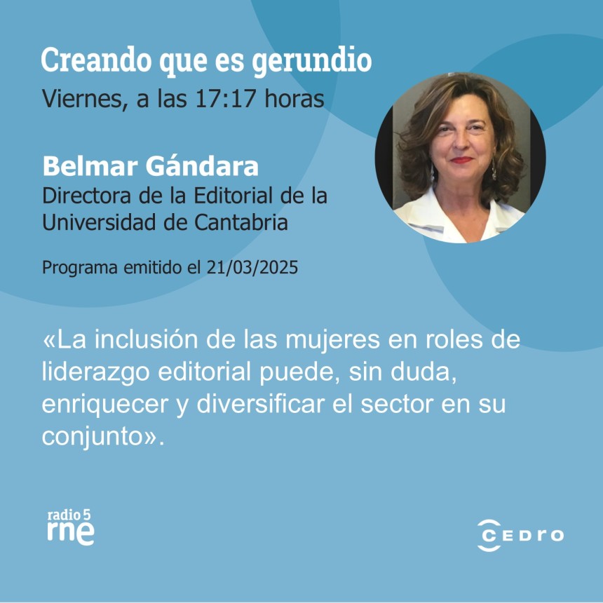 Mujeres editoras: Belmar Gándara.