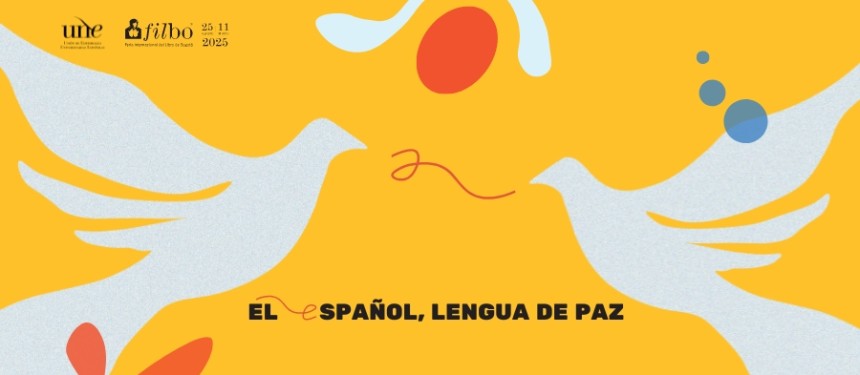 Las Editoriales UNE se presentan en la Feria Internacional del Libro de Bogotá 2025 con el español como lengua de paz 