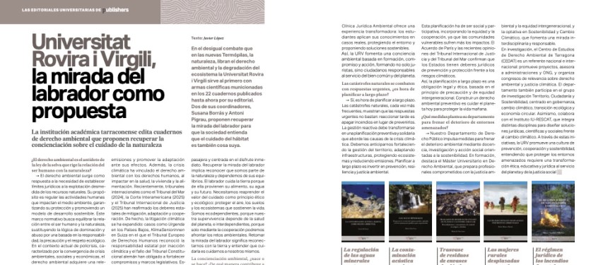 Universitat Rovira i Virgili, la mirada del labrador como propuesta